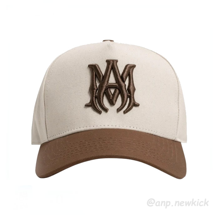 Amiri Two Tone Full Canvas Ma Hat Brown Black (5) - newkick.vip